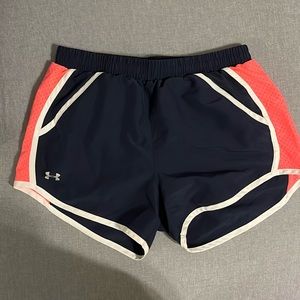 Women’s small UA running shorts